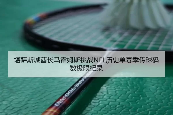 堪萨斯城酋长马霍姆斯挑战NFL历史单赛季传球码数极限纪录